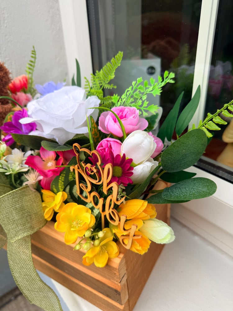 Image of New Baby 30cm Wooden Gift 