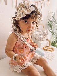 Image 2 of Mystery Coastal Macrame Feather Headband/Clip