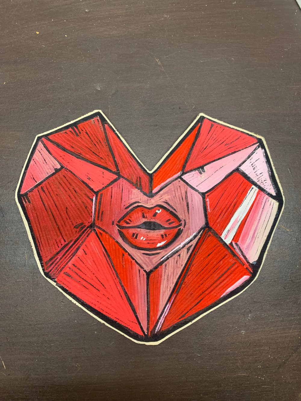 Crystallised Love Heart