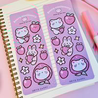 Image 3 of Berry Sweet Holographic Vinyl Sticker Sheet