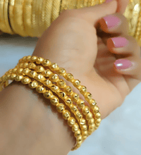 Image 1 of 4 Pieces Gold Plated Bangles Set_GPB_1213