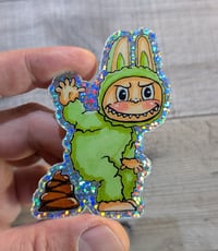 Image 1 of Lapoopoo 3" Glitter Sticker