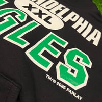 Image 4 of EAGLES ‘XXL’ Black Hoodie