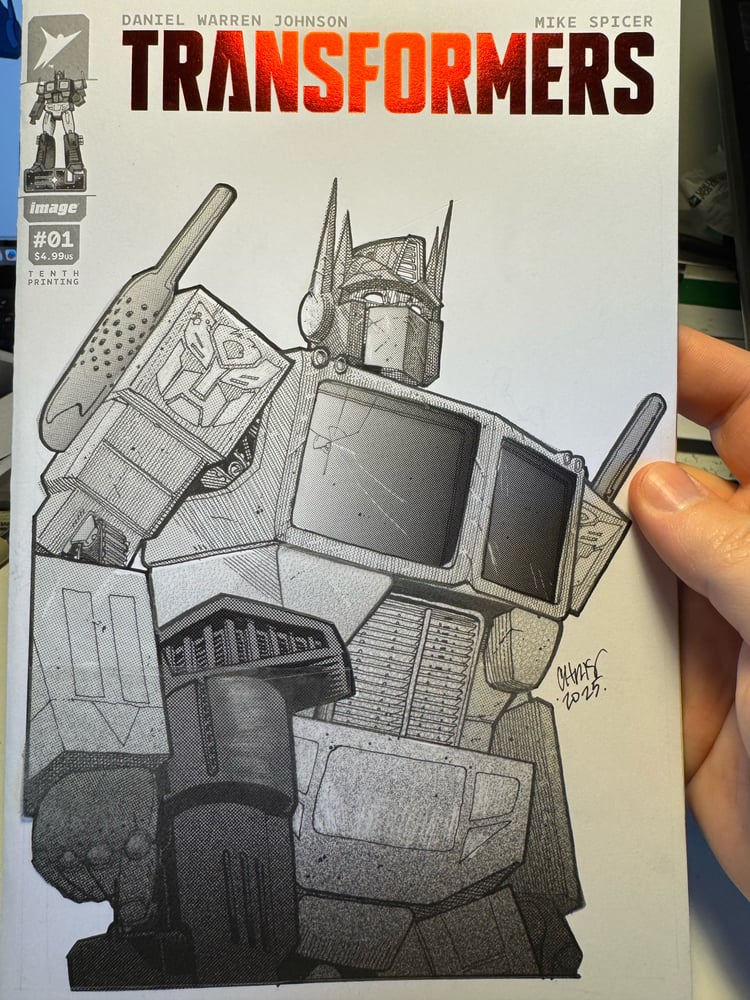 Image of Transformers 1 OP sketch cover