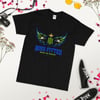 BOSSFITTED Short Sleeve T-Shirt (Neon Green and Blue Logo)