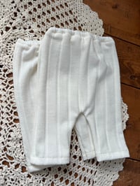 Image 1 of Creamy White Newborn Pants