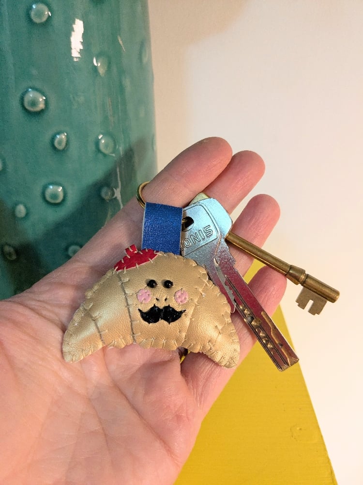 Image of French Croissant Keyring