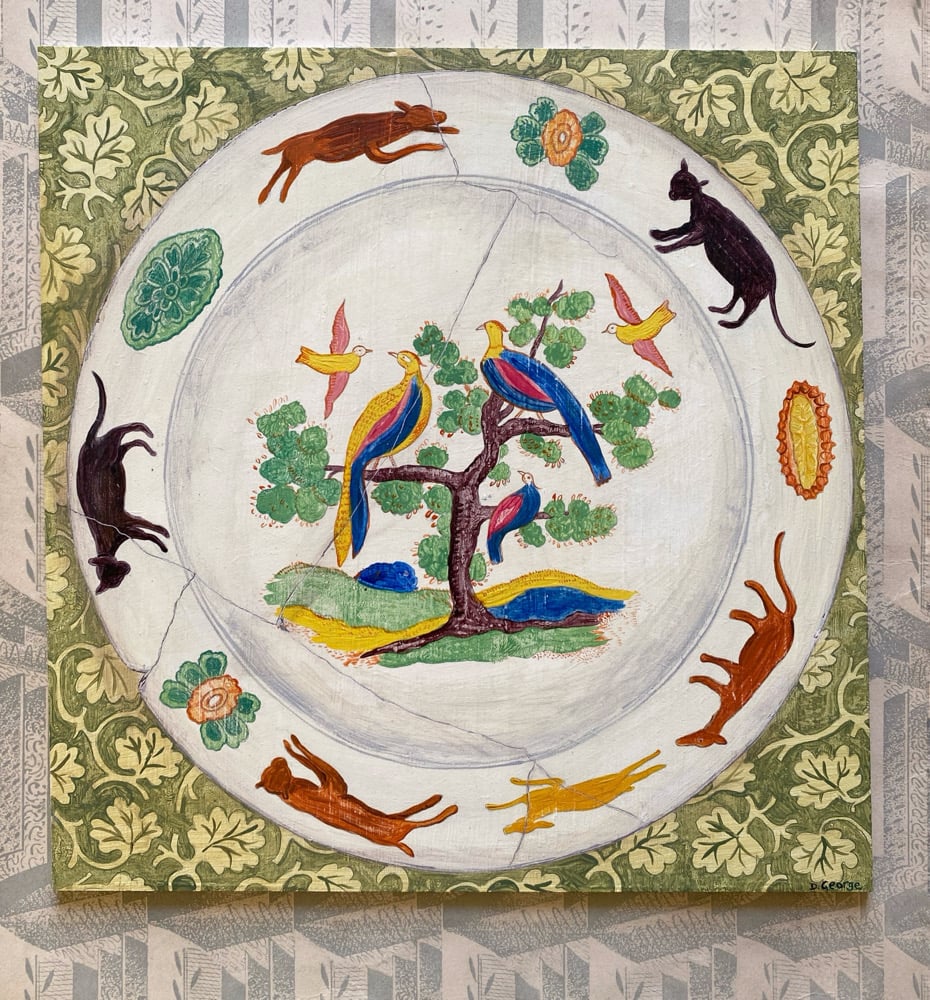 Image of Antique Transferware plate 