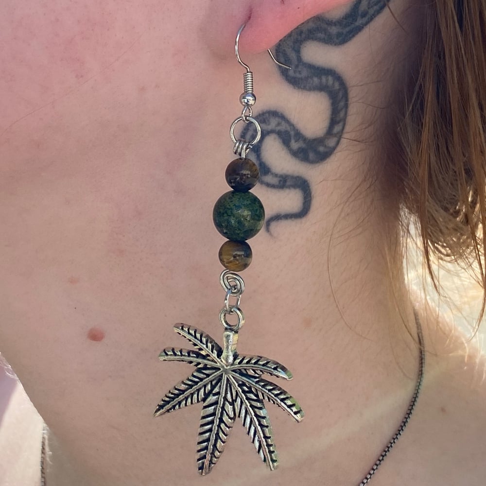 Image of bubba kush earrings 