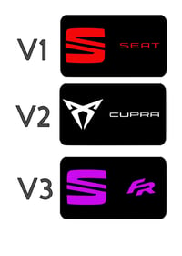 X2 Seat Group Airbag Sun Visor Sticker Overlay 