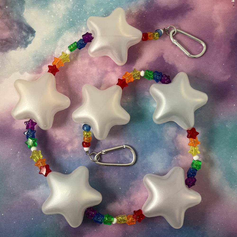 Image of Pride Kandi Belt Chain Accessory Wallet Chain
