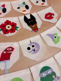 Image 1 of CUSTOM FELT FLAG BANNER 