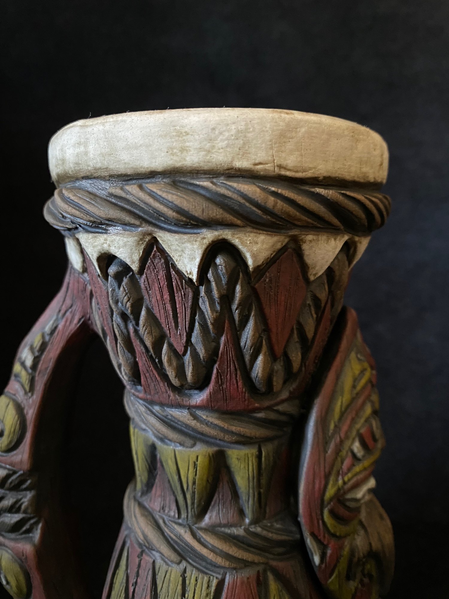 Image of (PRE-ORDER) Matte PNG Drum Mig - Dark Red - With Carving On Bottom - US Shipping Included 