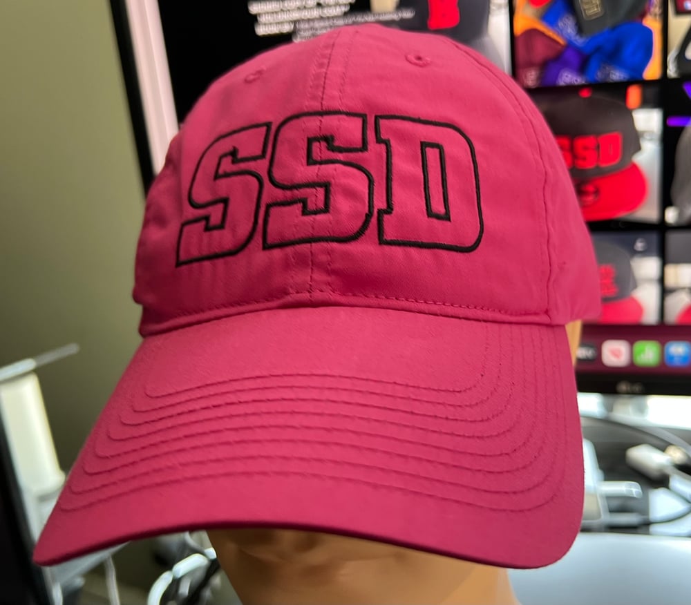 Nike Pink Unstructured Twill SSD Outline Logo Hat