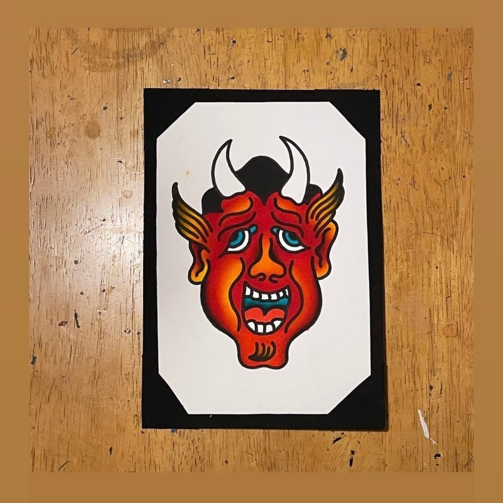 Image of Devil Painting