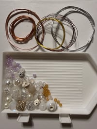 Image 1 of Rose and Skull beginner spider bead kit