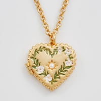 Image 3 of Fable Gaia Lily Heart Locket