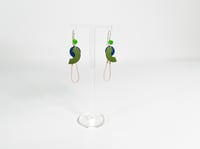 Nomadic collection- Layered Formica Loop Earrings 