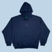 Image of NAVY LZD SMILE HOODIE 