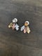 Image of Mixed Metal Oregon White Oak Leaf Zircon Jacket Earrings