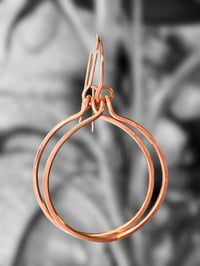 Image 2 of Copper Hoop Earrings