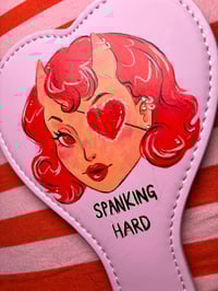 Image 4 of Devil lady spanking paddle