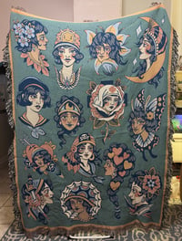 Image 1 of Lady Head Blanket