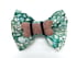 Green and White Bow Tie Image 2