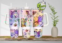 Image 2 of CARTOON BEAR & FRIENDS 40 OZ TUMBLER