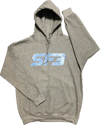 Carolina Blue On Graphite Grey Hoodie/Crewneck