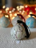 Marbled Ornaments - Peace
