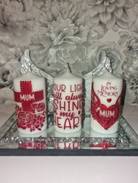 Image 1 of YOUR LIGHT WILL ALWAYS SHINE IN MY HEART CANDLE SET