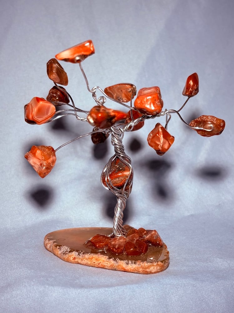 Image of Red Carnelian Crystal Tree