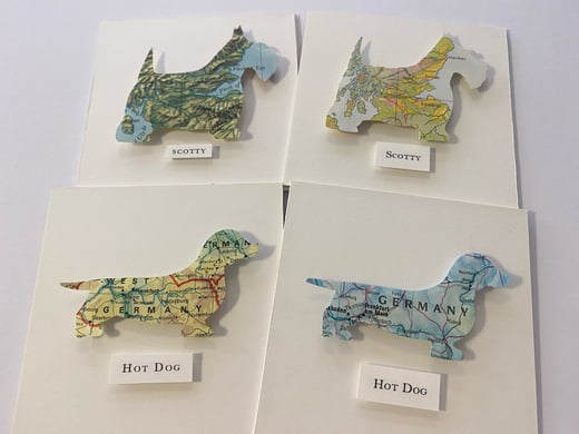 Rocket & Co. -Mini dog map artworks 