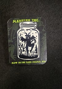 Glow In the Dark Jersey Devil Enamel Pin 