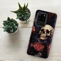 Image 21 of Goth Inspired Baroque Style Painting Skull and Flowers Tough case for Samsung®