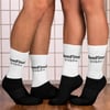 BOSSFITTED White and Black BodyByBossy Socks