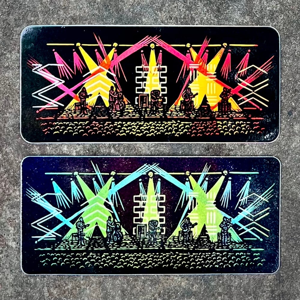 Image of Strings on Stage holographic stickers