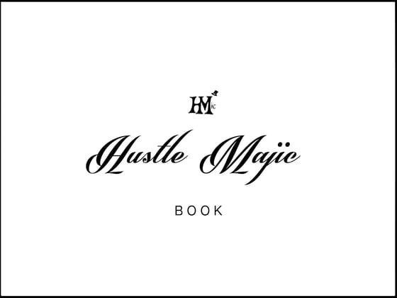Image of Hustle Majic Book (coffee table book)