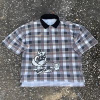 Image 1 of victim taz polo shirt xl