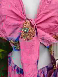 Image 13 of Athena Stevie Maxi Skirt Set- waist goes to 40 inches and pulls tiny size