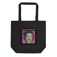 Image 2 of delusional life eco tote bag