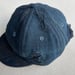 Image of Early 1900's Boro Indigo Ball Cap 002