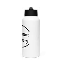 Image 4 of Stainless steel water bottle with a straw lid / Stuck Is Not Your Story 