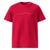 Monviso T-shirt in Cotone Organico Unisex rosso / bianco PULSE