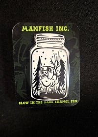 Glow In the Dark Squonk Enamel Pin 