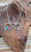 Blue Abalone Gemstone Necklace 