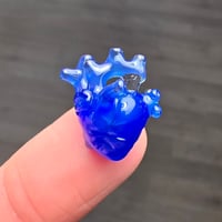 Image 1 of MINIATURE "LAYERS OF LOVE" ANATOMICAL HEART PENDANT 5