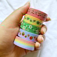 Image 1 of Cute gingham washi tape
