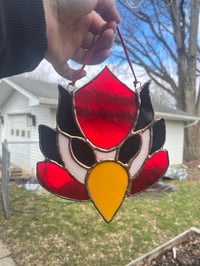 Image 2 of Bird Head Stained Glass (multiple)